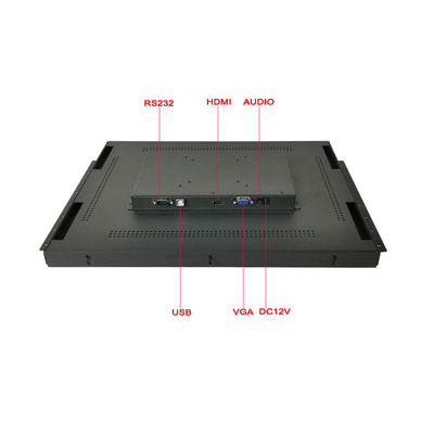 17 pollici VGA / CGA segnale di ingresso gaming infrarosso touch screen monitor per più applicazioni