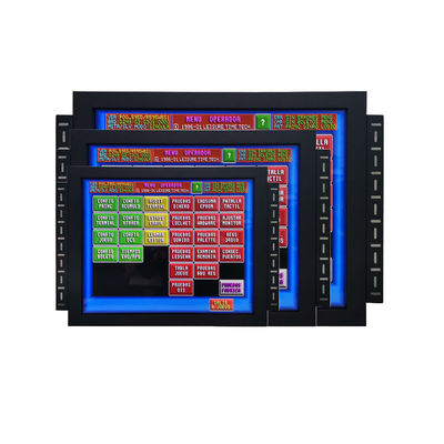 17 pollici VGA / CGA segnale di ingresso gaming infrarosso touch screen monitor per più applicazioni