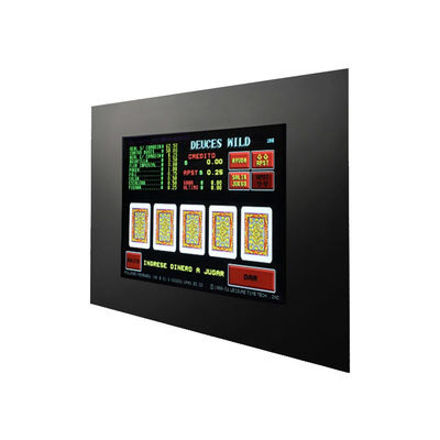 17 pollici VGA / CGA segnale di ingresso gaming infrarosso touch screen monitor per più applicazioni