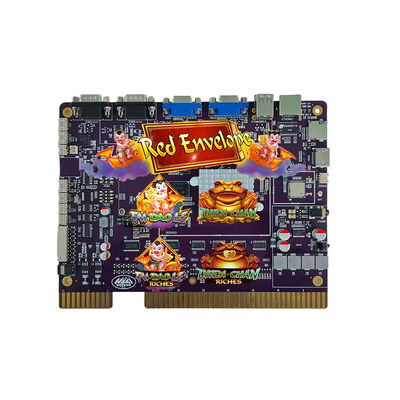 Gioco multi-abilità Pcb Board Red Envelope 4in1 Per Macchine Arcade