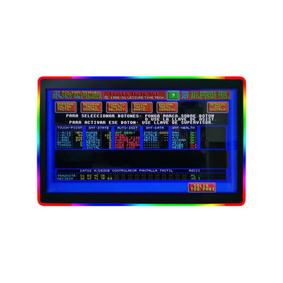 Monitor di schermo tattile infrarosso da 43 pollici WMS / POG / Firelink Game Con luce laterale a LED