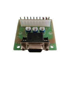 VGA RGB CGA connettore per POG POT O Gold Signal Converter PCB Board ricambi