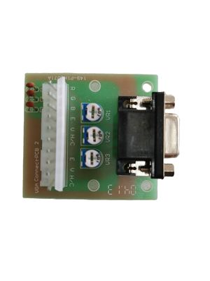 VGA RGB CGA connettore per POG POT O Gold Signal Converter PCB Board ricambi