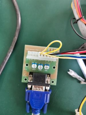 VGA RGB CGA connettore per POG POT O Gold Signal Converter PCB Board ricambi