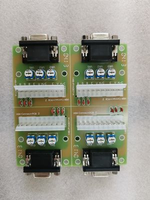 VGA RGB CGA connettore per POG POT O Gold Signal Converter PCB Board ricambi