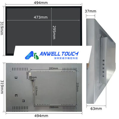 22 pollici PCAP gaming touch screen con tempo di risposta di 5ms per Aristocrat Games