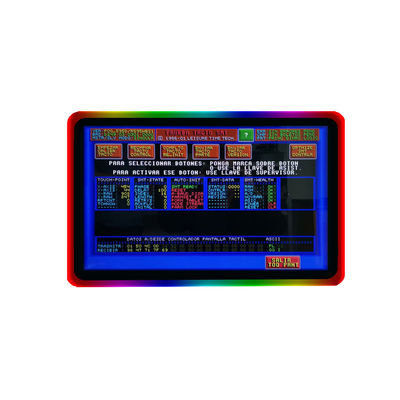 32 pollici capacitivo touch screen monitor luce LED laterale per POG WMS FOX firelink giochi