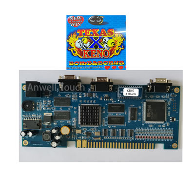 TEXAS KENO 4 Hearts Pcb game board 0.5kg in vendita Pcb arcade