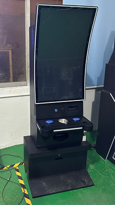PCPA Touch Curved Slot Machine Base Cabinet Skill Gaming Touch Monitor Metallo 43 pollici