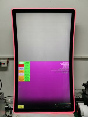 Display multitouch Pcap touch 43 pollici Display touchscreen curvo 5ms 16.7M