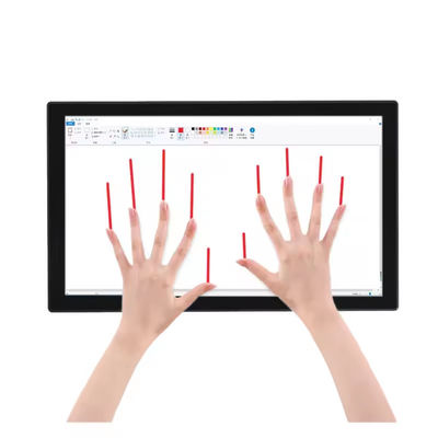 43" impermeabile IP65 Business Industrial Touchscreen Pc Montaggio a parete PCAP Multi Touch Monitor Display touch screen