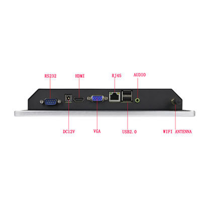 1280*800 Industrial 10,1 pollici con touchscreen capacitivo Windows OS 16,7M