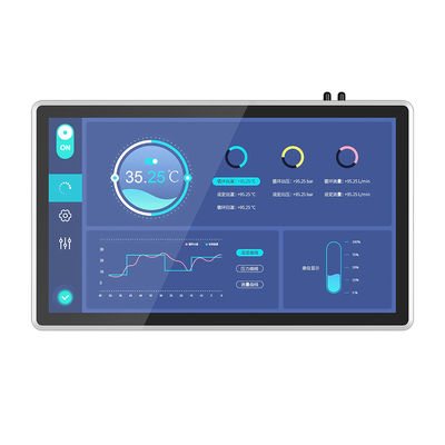 1920×1080 FHD All In One Pc Touch Screen 21,5" Impermeabile Impresa Industriale Usato Montaggio a Parete