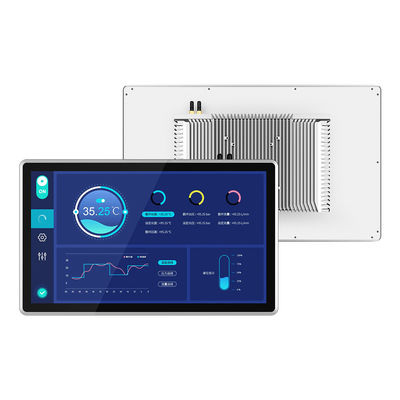 1920×1080 FHD All In One Pc Touch Screen 21,5" Impermeabile Impresa Industriale Usato Montaggio a Parete