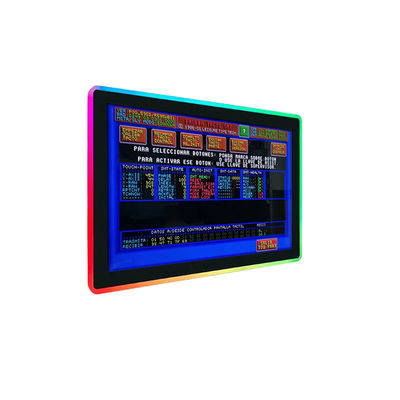 Dispositivo touchscreen di livello industriale a bordo laterale a LED con bezzello di gioco proiettato 23,8"