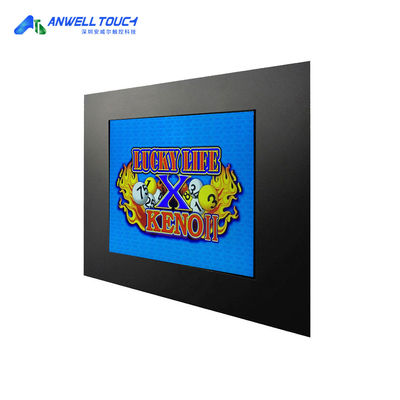 300Nits Brightness Gaming Touch Screen con vetro temperato e USB Bizel Opzione