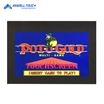 300Nits Brightness Gaming Touch Screen con vetro temperato e USB Bizel Opzione