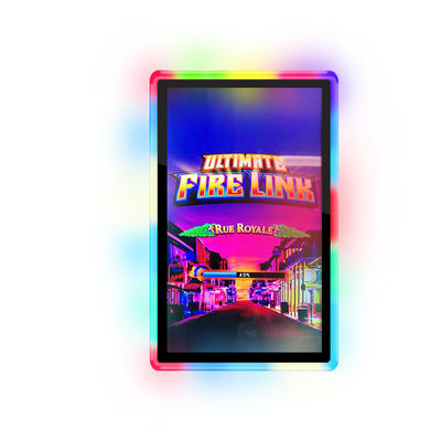 400 Nits Gaming Touch Screen Monitor con bordello LED laterale resistente agli graffi e tempo di risposta di 5 ms