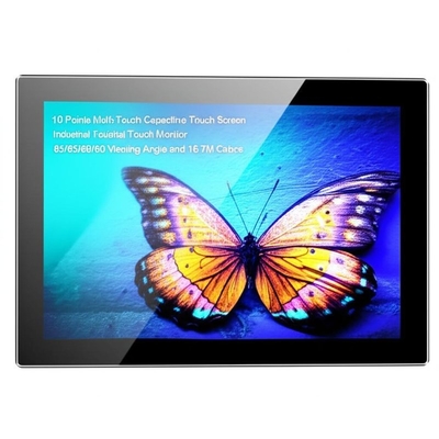 10 punti Multi-Touch Capacitive Touch Screen Industrial Touch Monitor con angolo di visione 85/85/80/80 e 16,7M Colori